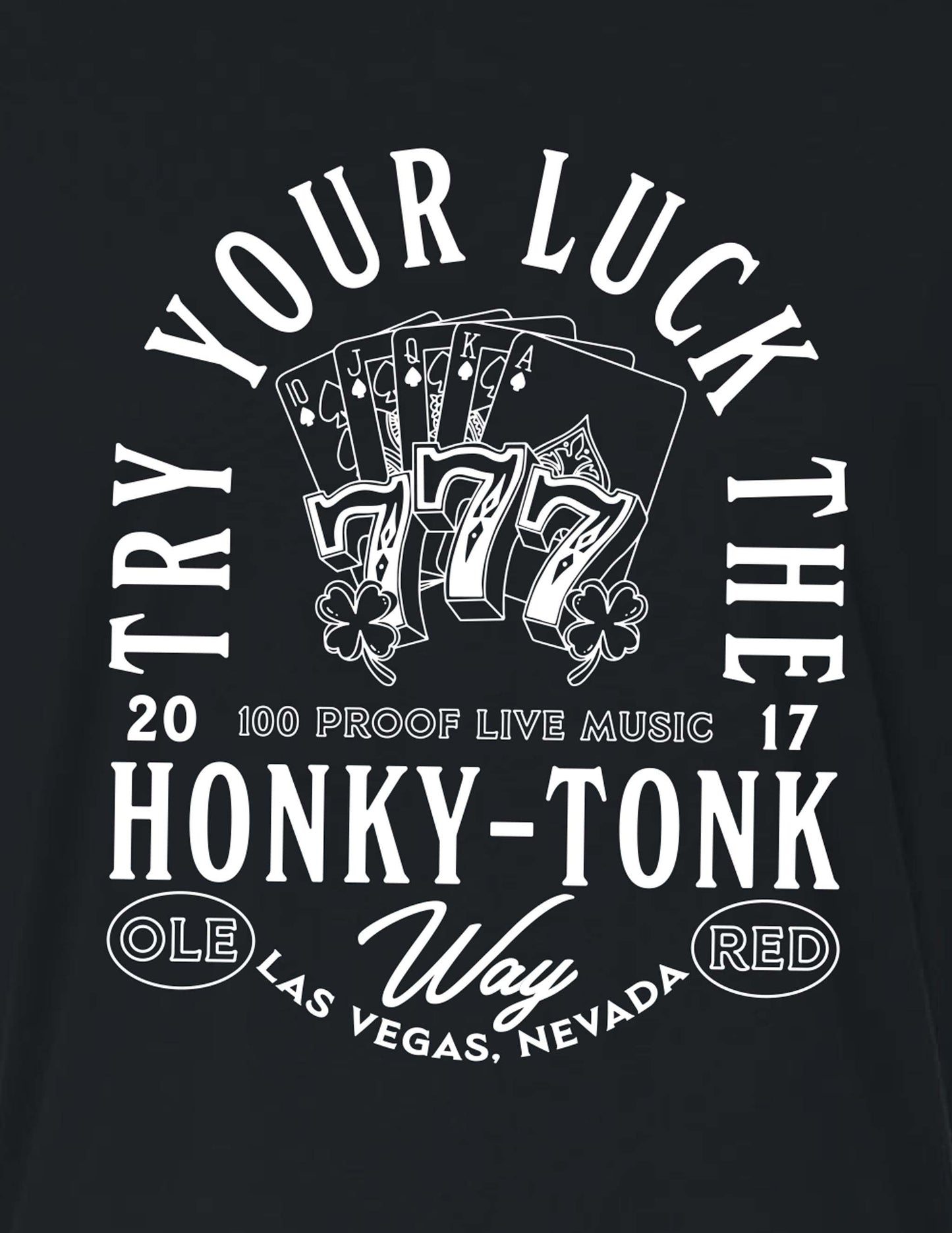 Ole Red Vegas Try Your Luck Boxy T-Shirt - S/S