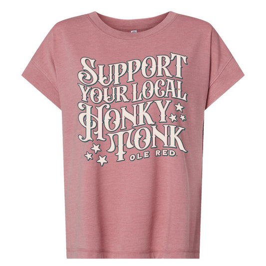 Ole Red Women’s Support Your Local Honky Tonk T-Shirt - S/S
