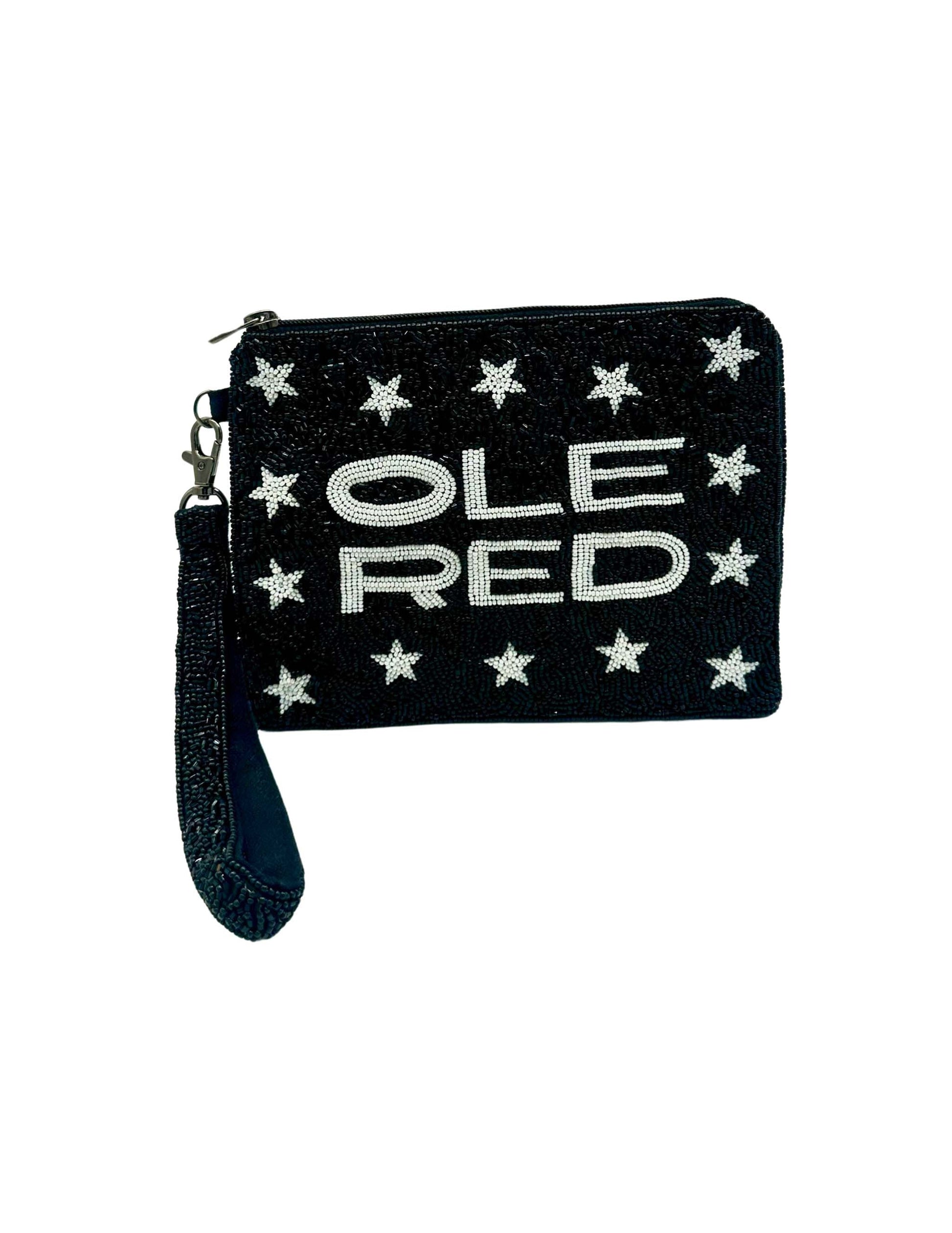 Ole Red Y’All Ain’t Right Beaded Pouch - BAGS