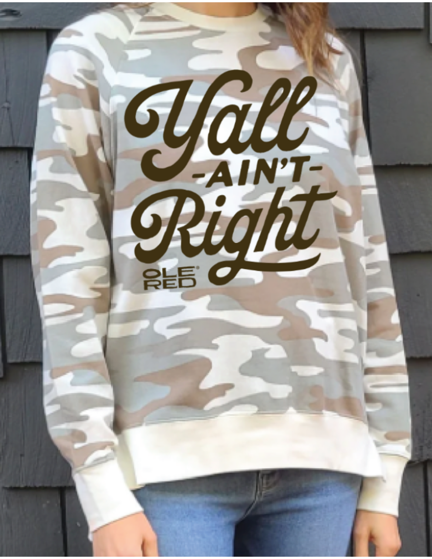 Ole Red Y’All Ain’t Right Camo Long-Sleeve T-Shirt - L/S