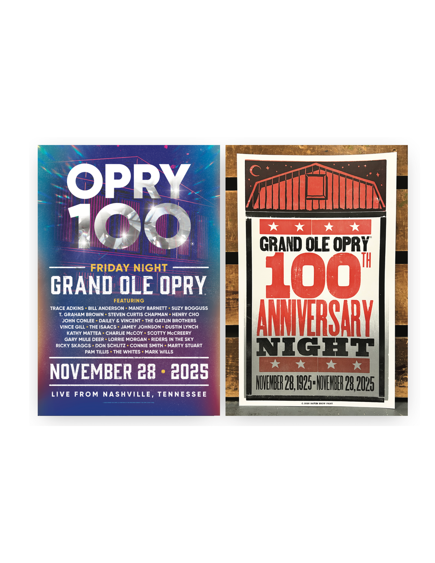 Opry 100 Anniversary Show Poster Bundle