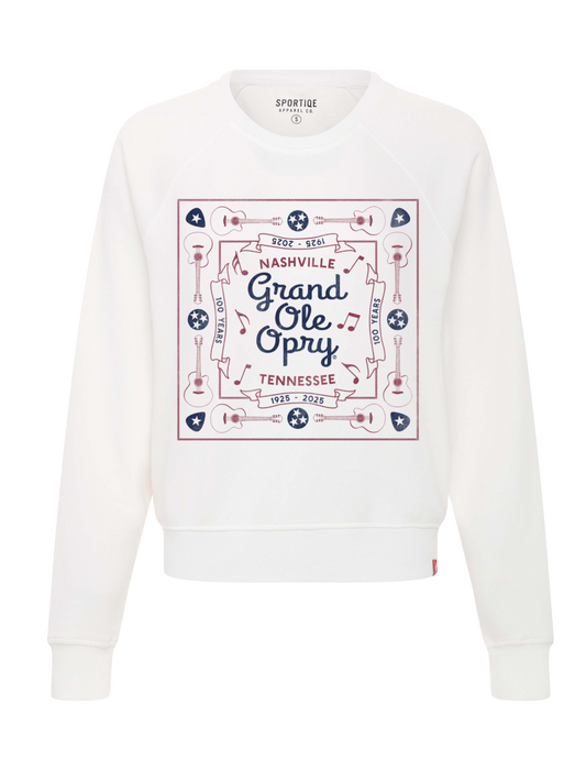 Opry 100 Bandana Americana Crew Sweatshirt - FLEECE