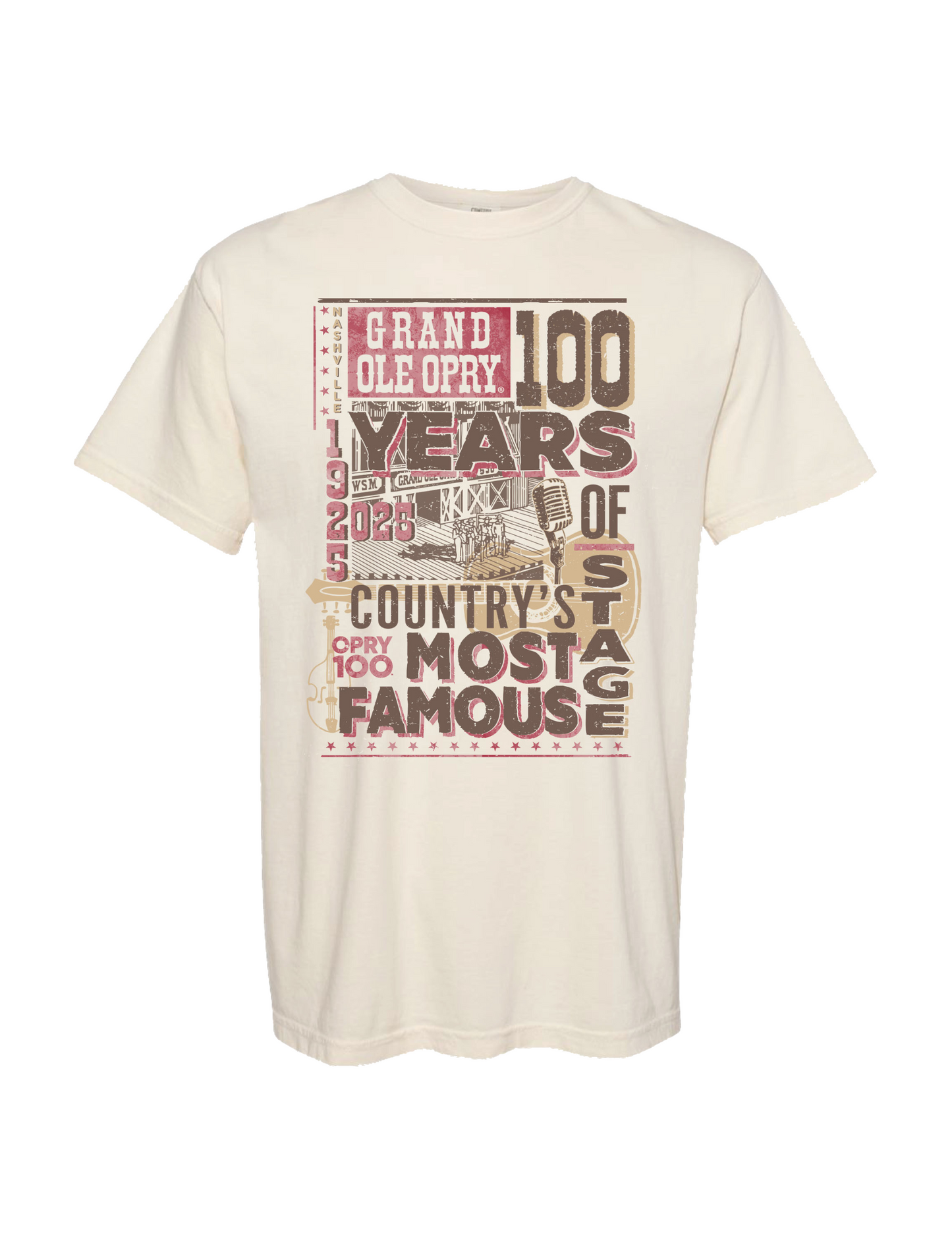 Opry 100 Heritage Poster T-Shirt - S/S