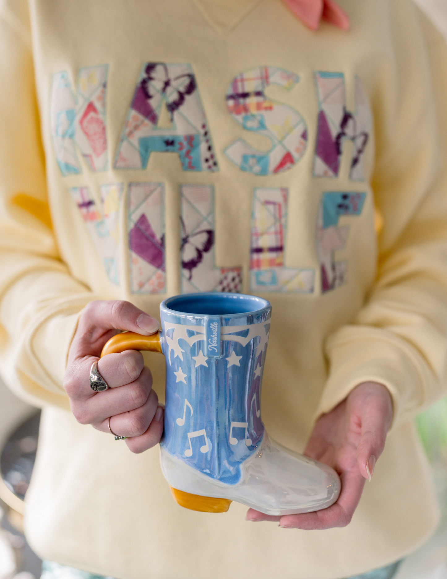 Opry 100 Iridescent Boot Mug - DRINKWARE