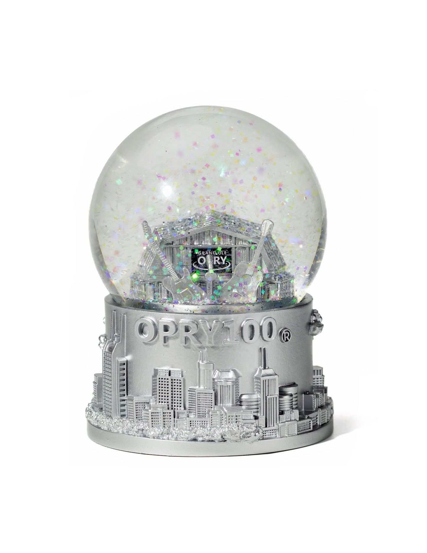 Opry 100 Nashville Skyline Snowglobe - DECOR