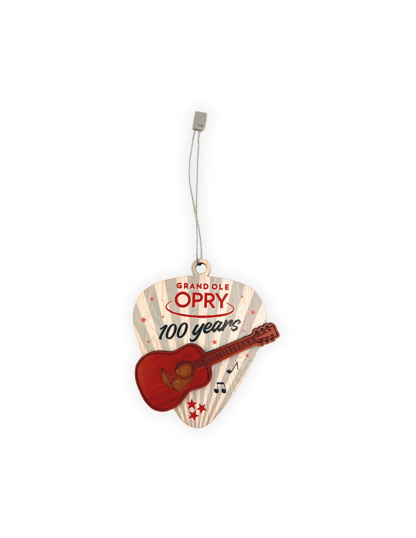 Opry 100 Years Guitar Pick Wooden Ornament - ORNAMENTS