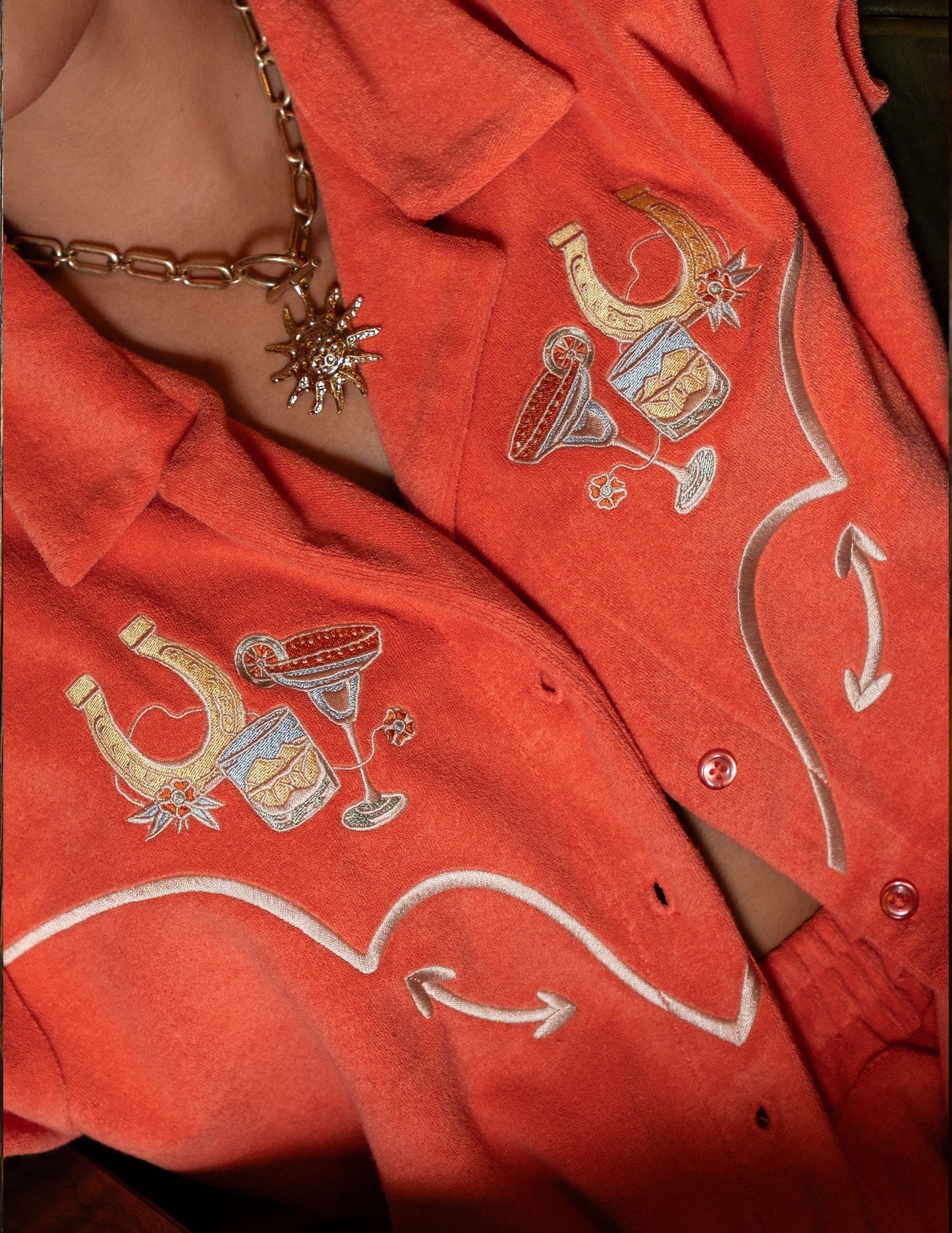 Opry Cocktail Cowgirl Button Down Shirt - S/S