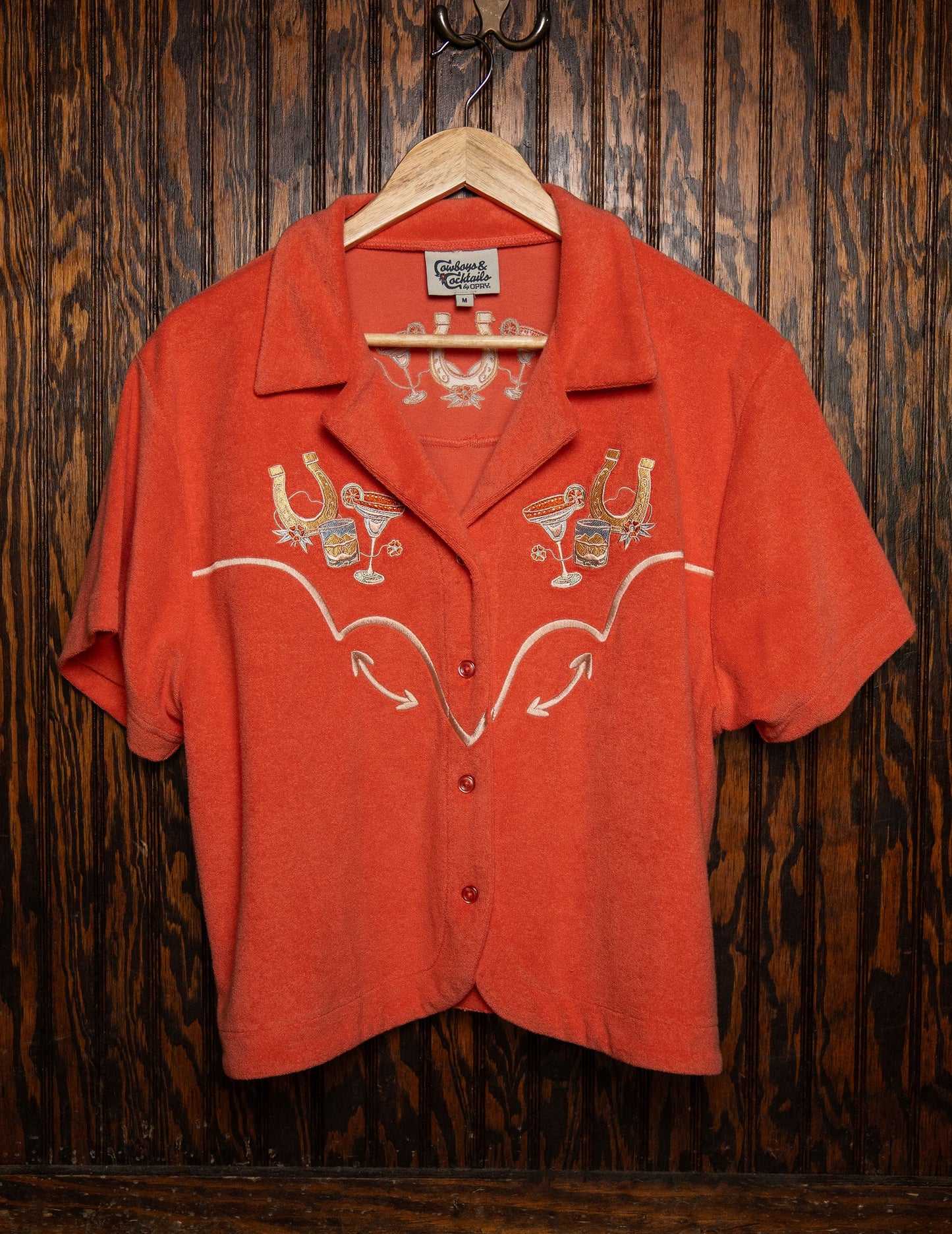 Opry Cocktail Cowgirl Button Down Shirt - S/S