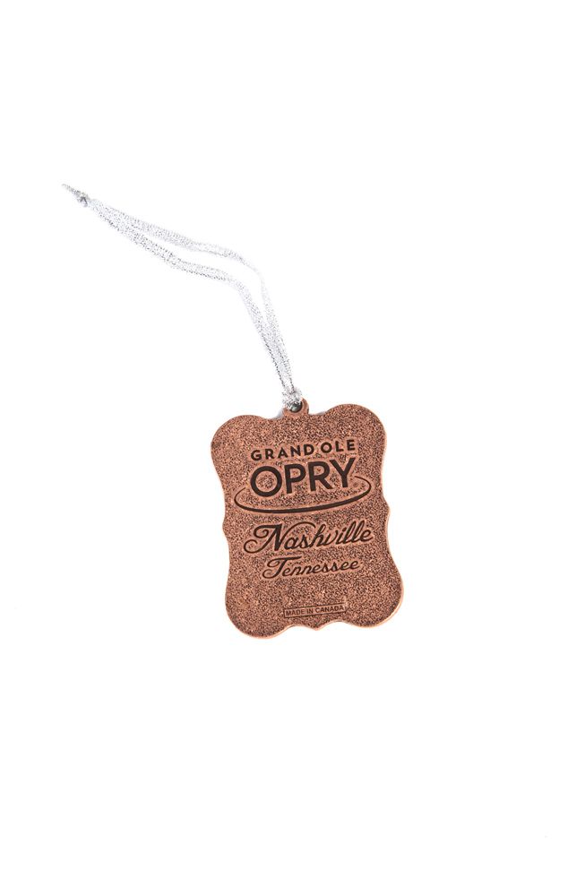 Opry Copper Badge Ornament - ORNAMENTS