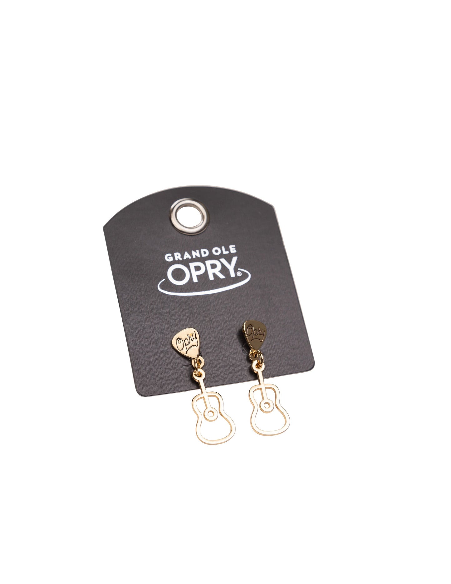 Opry Gold Guitar Charm Earrings - JEWELRY