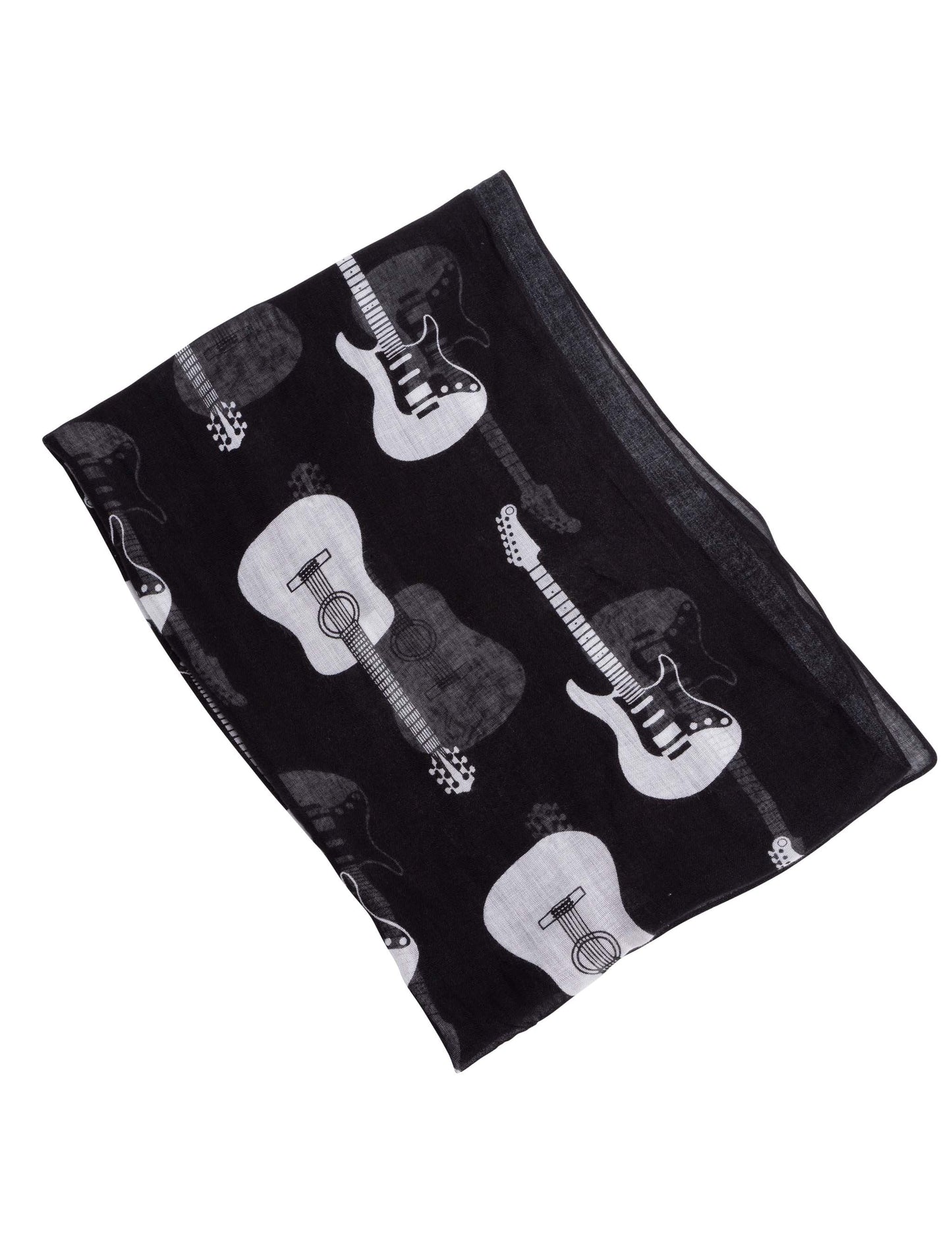 Opry Guitar Black Scarf - SCARVES
