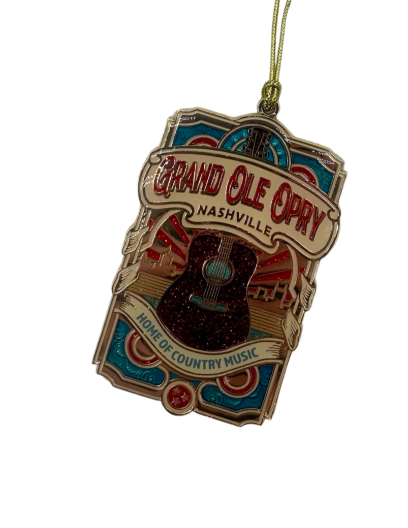 Opry Home of Country Music Glitter Ornament - ORNAMENTS