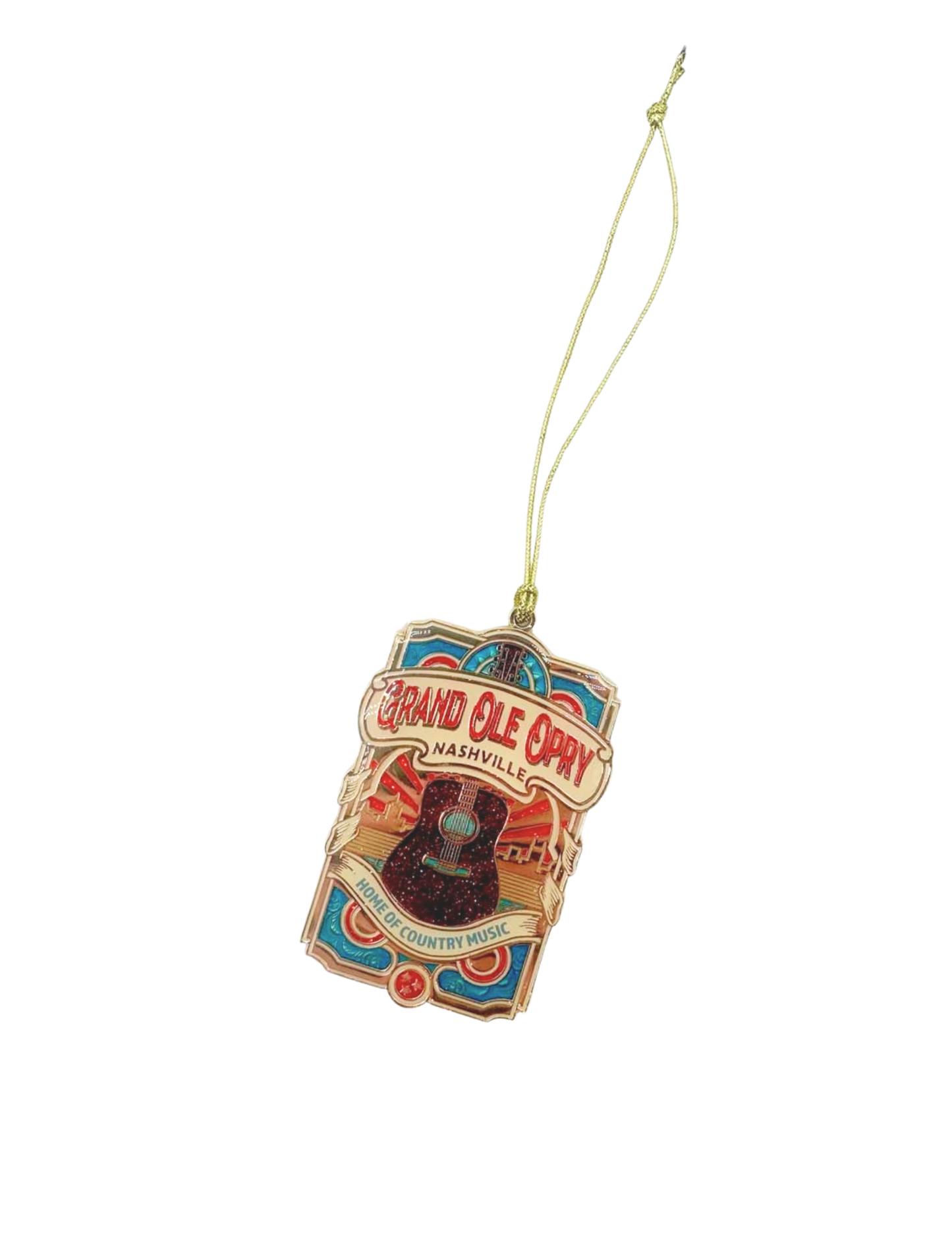 Decorative ornament with 'Grand Ole Opry' branding on a white background
