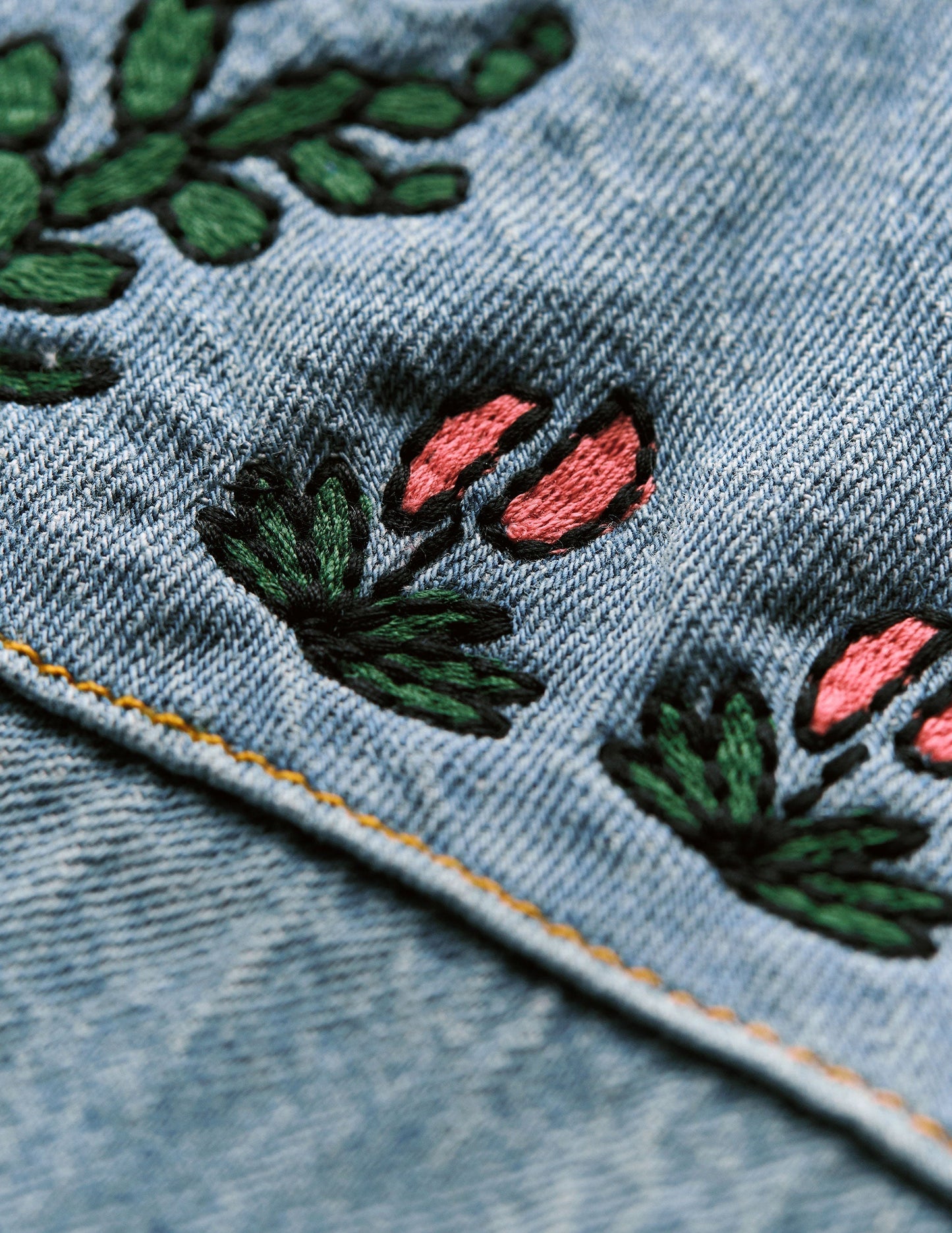 Opry Imogene + Willie Embroidered Denim Shirt - L/S