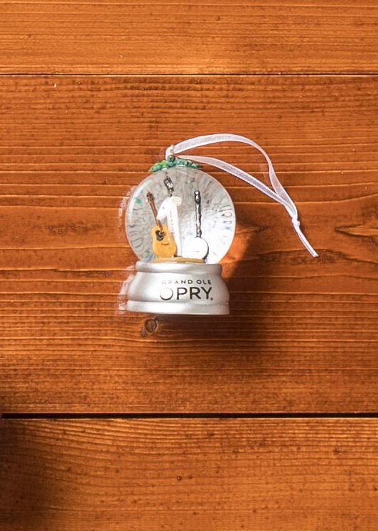 Opry Instrument Snow Globe Ornament - ORNAMENTS