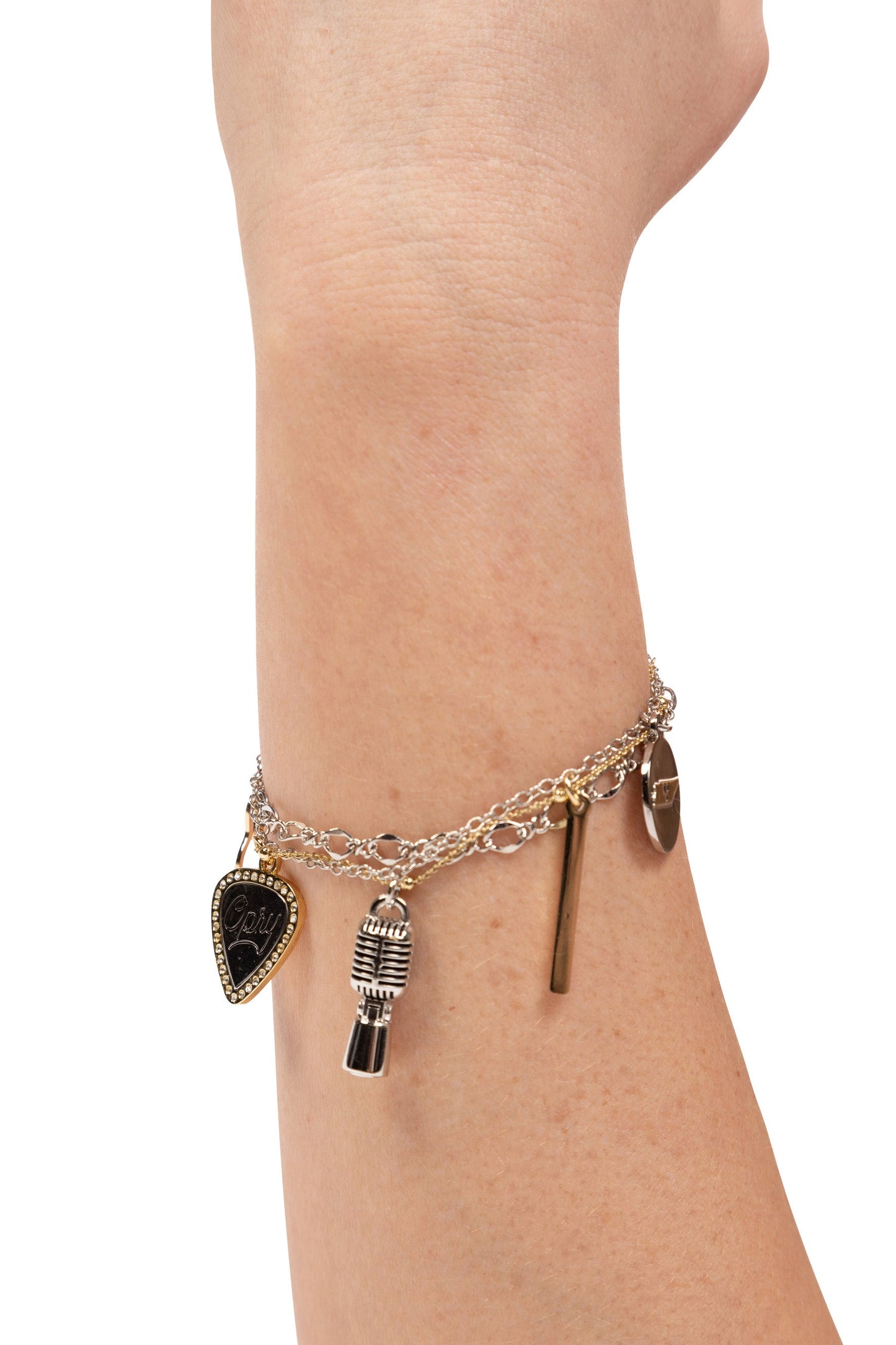 Opry Mixed Metal Charm Bracelet - JEWELRY