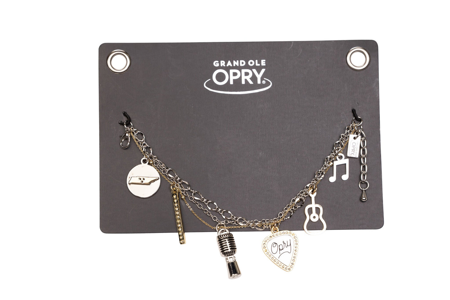Opry Mixed Metal Charm Bracelet - JEWELRY
