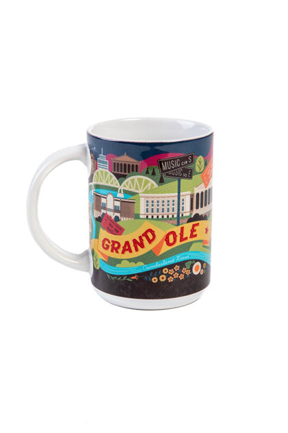 Opry Mural Sculpted Mug Default Title
