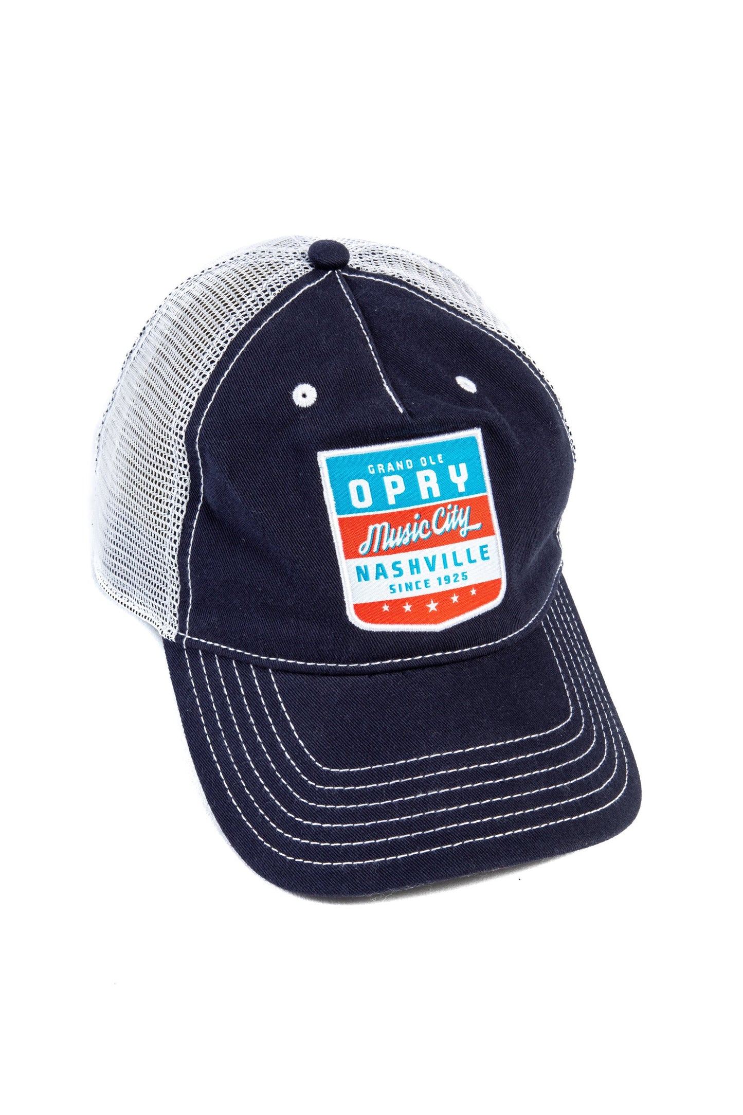 Opry Music City Shield Trucker Hat - BASEBALL