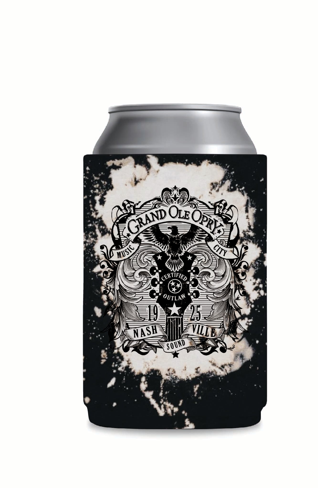 Opry Nashville Sound Bleached Koozie - DRINKWARE