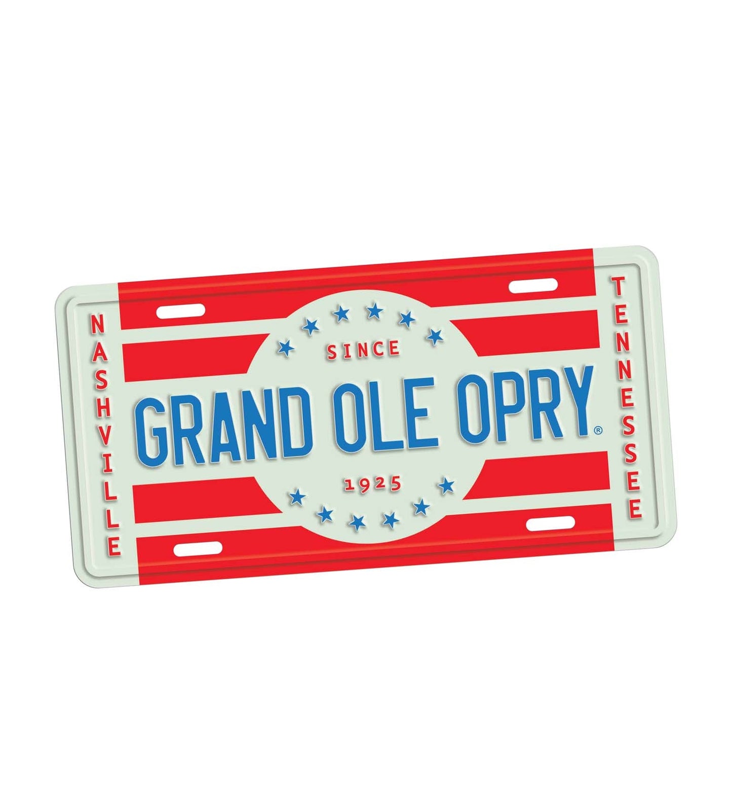 Opry Retro License Plate - AUTO