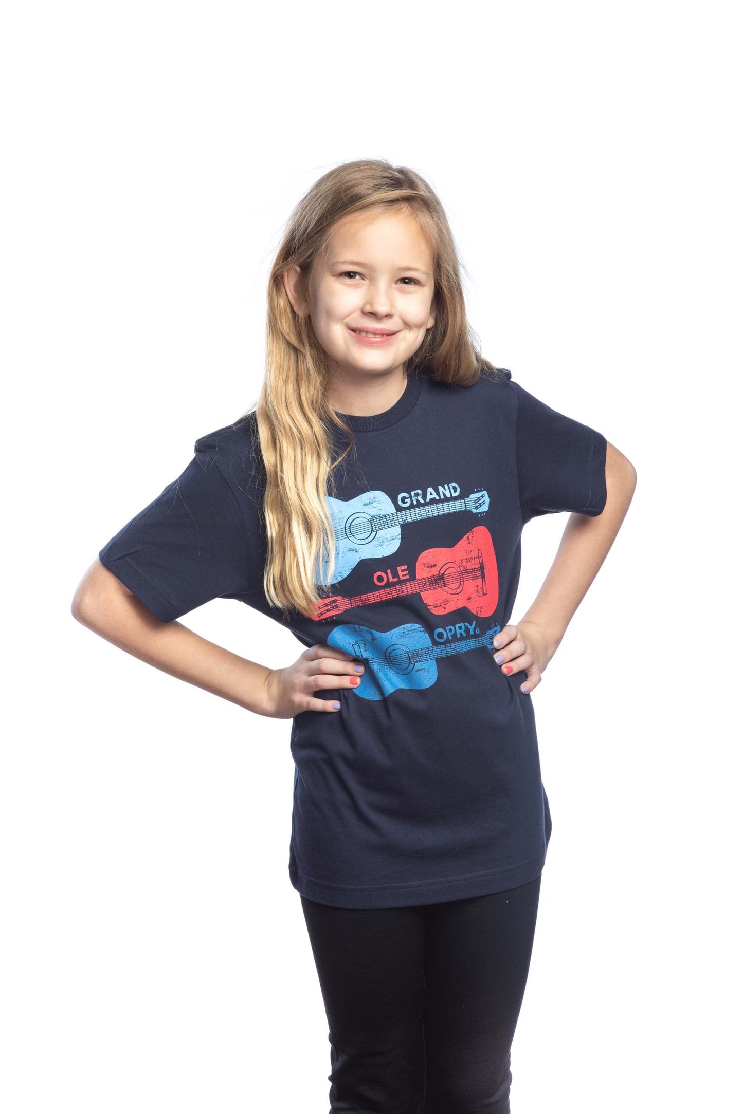 Opry Tri-Color Guitar Youth T-Shirt - KIDS APPAREL