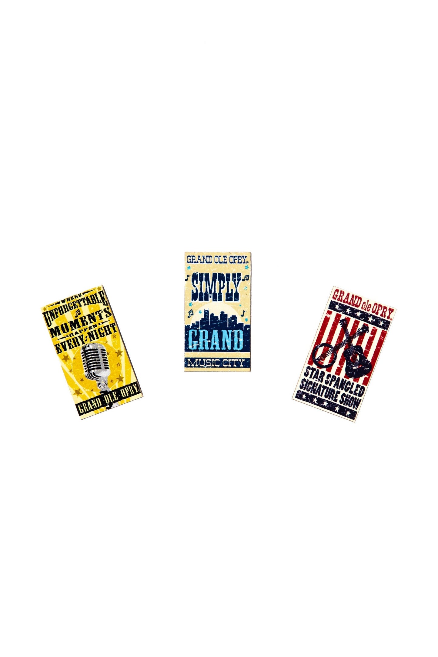 Opry Vintage Poster Magnet Set of 3 - SOUVENIRS