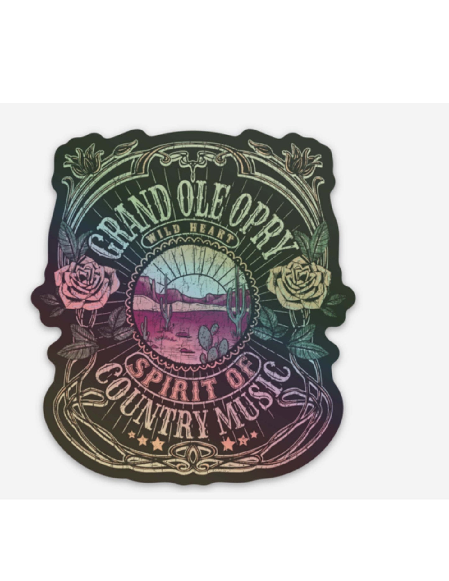 Opry Wild Heart Holographic Decal - SOUVENIRS