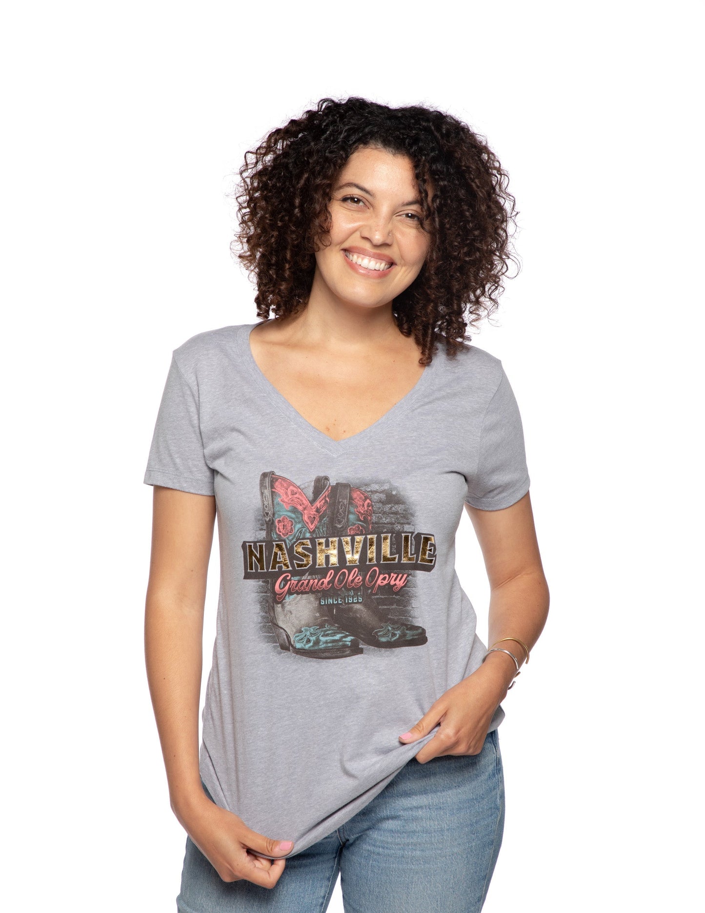 Opry Women’s Two Boots T-Shirt - S/S