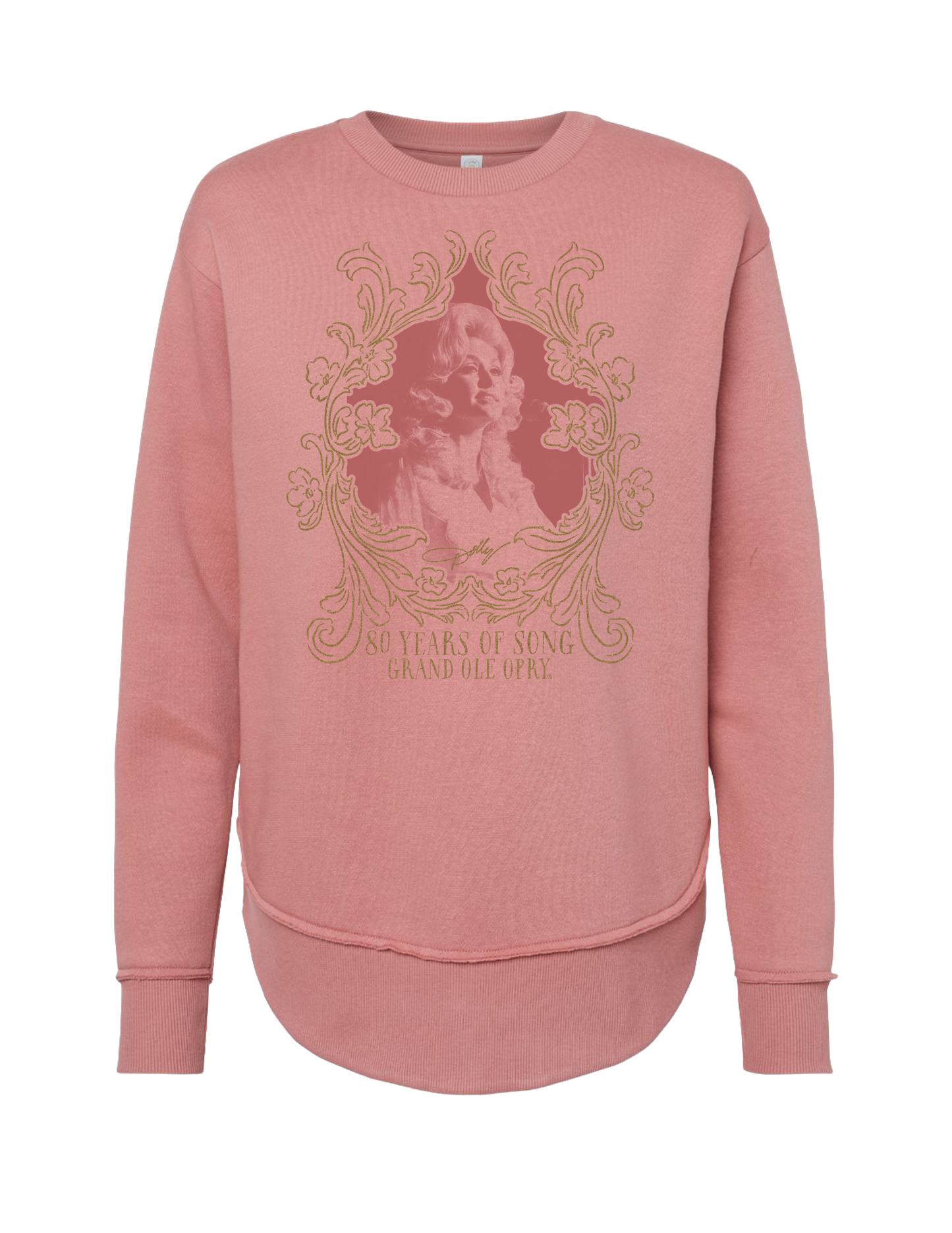 Opry x Dolly Parton Gold Frame Crew Sweatshirt - CREW SWEATSHIRTS