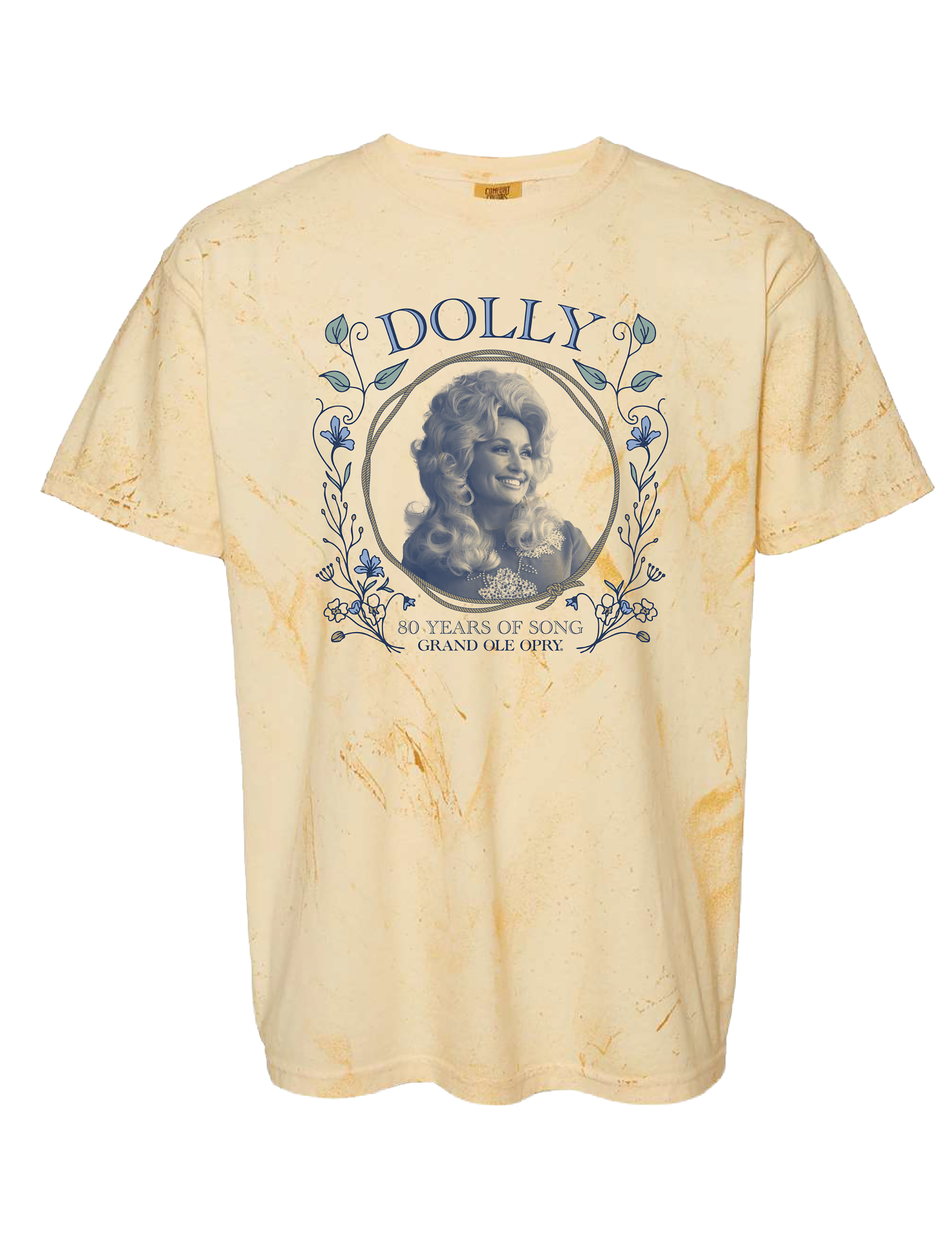 Opry x Dolly Parton Wildflower Colorblast T-Shirt - OpryShop