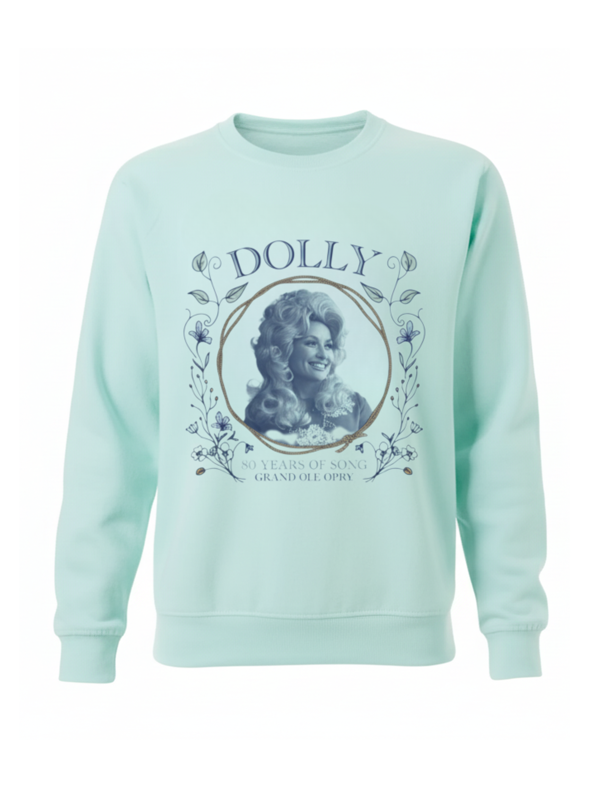 Opry x Dolly Parton Wildflower Pullover Crew - OpryShop