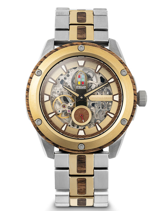 Original Grain Ryman Rugged Automatic 45mm Stage Wood Watch - WATCHES
