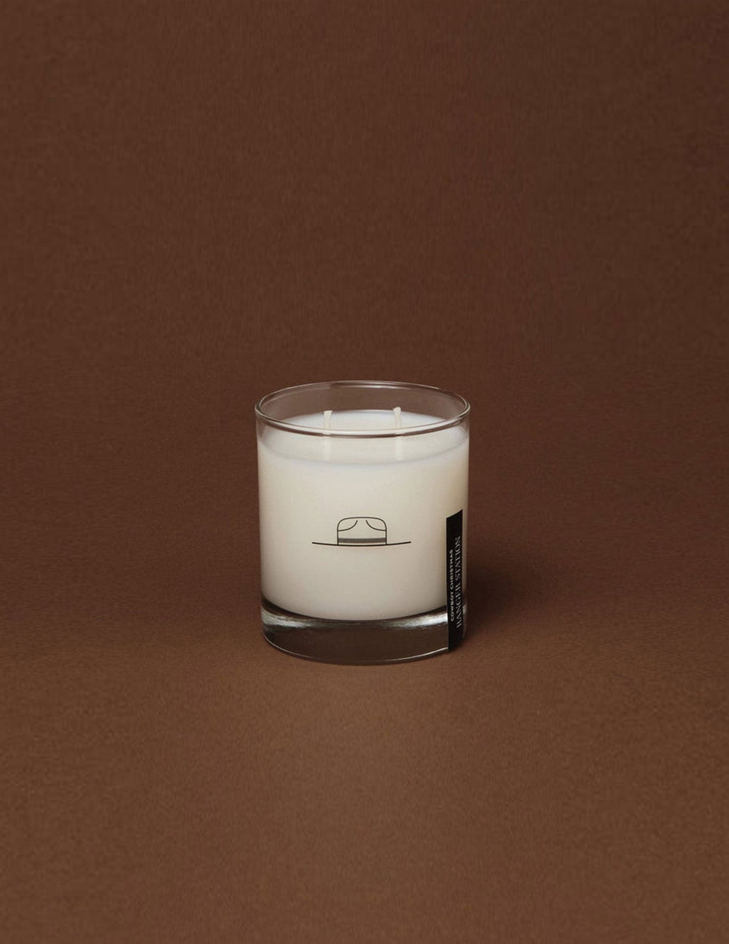 Ranger Station Cowboy Christmas Candle - DECOR