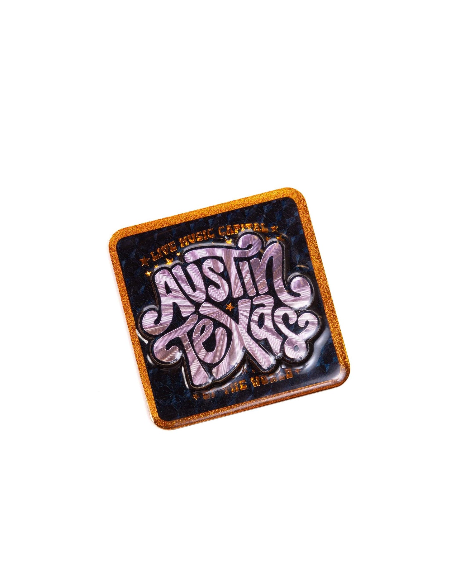 Retro Austin Glitter Magnet - SOUVENIRS