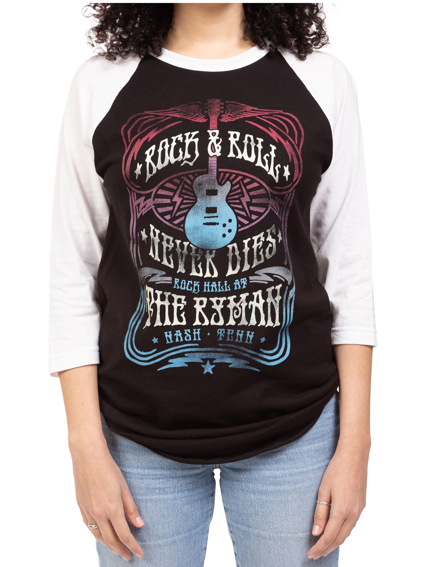 Rock Hall at The Ryman Psychedelic Unisex Raglan - SM - L/S
