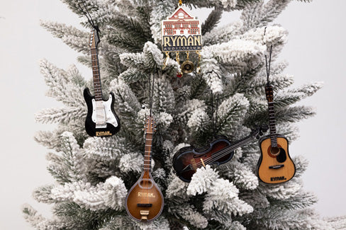 Ryman Acoustic Guitar Ornament - ORNAMENTS