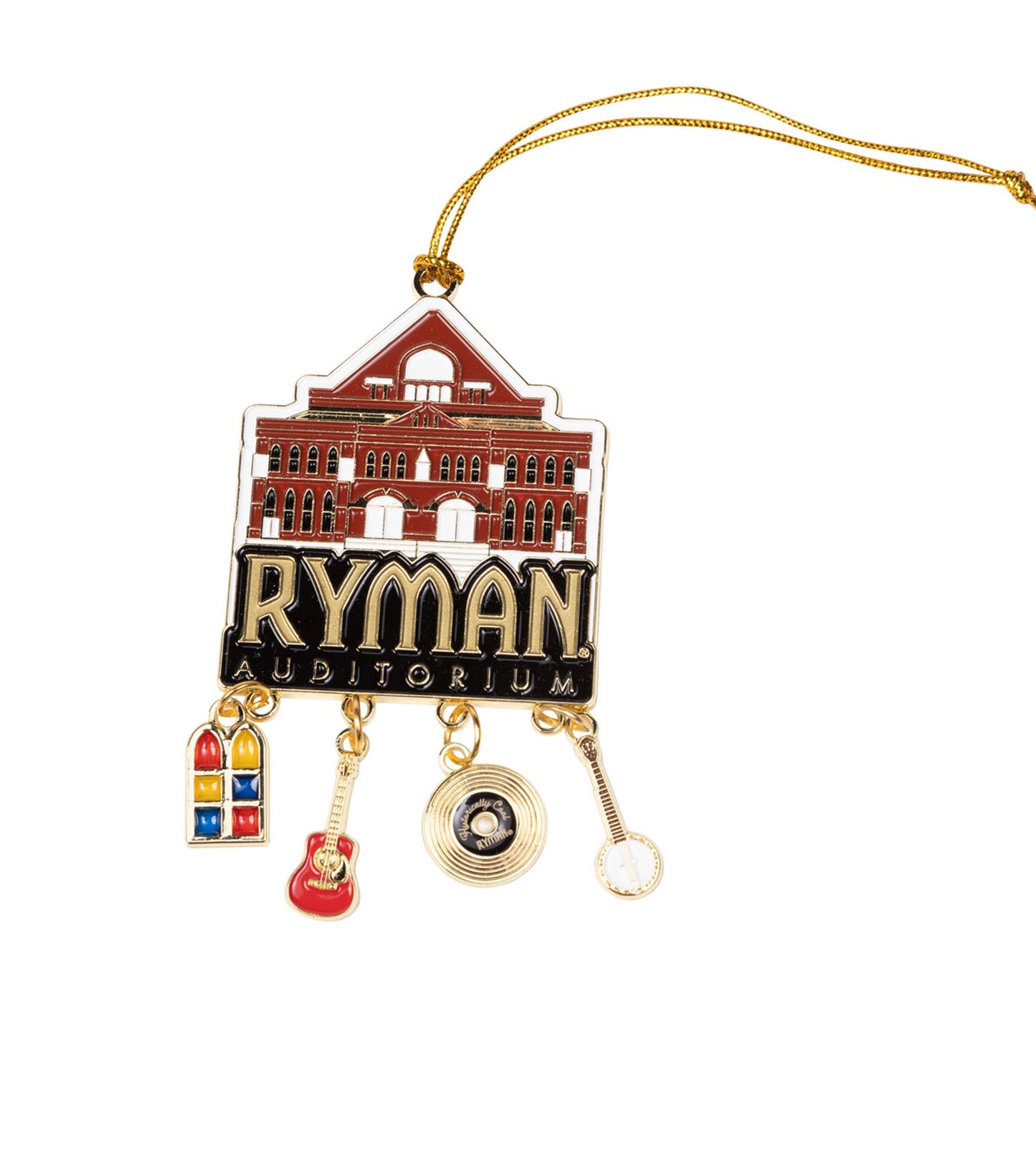 Ryman Auditorium Charm Ornament - ORNAMENTS