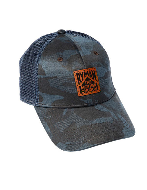 Ryman Blue Camo Mother Church Hat Default Title