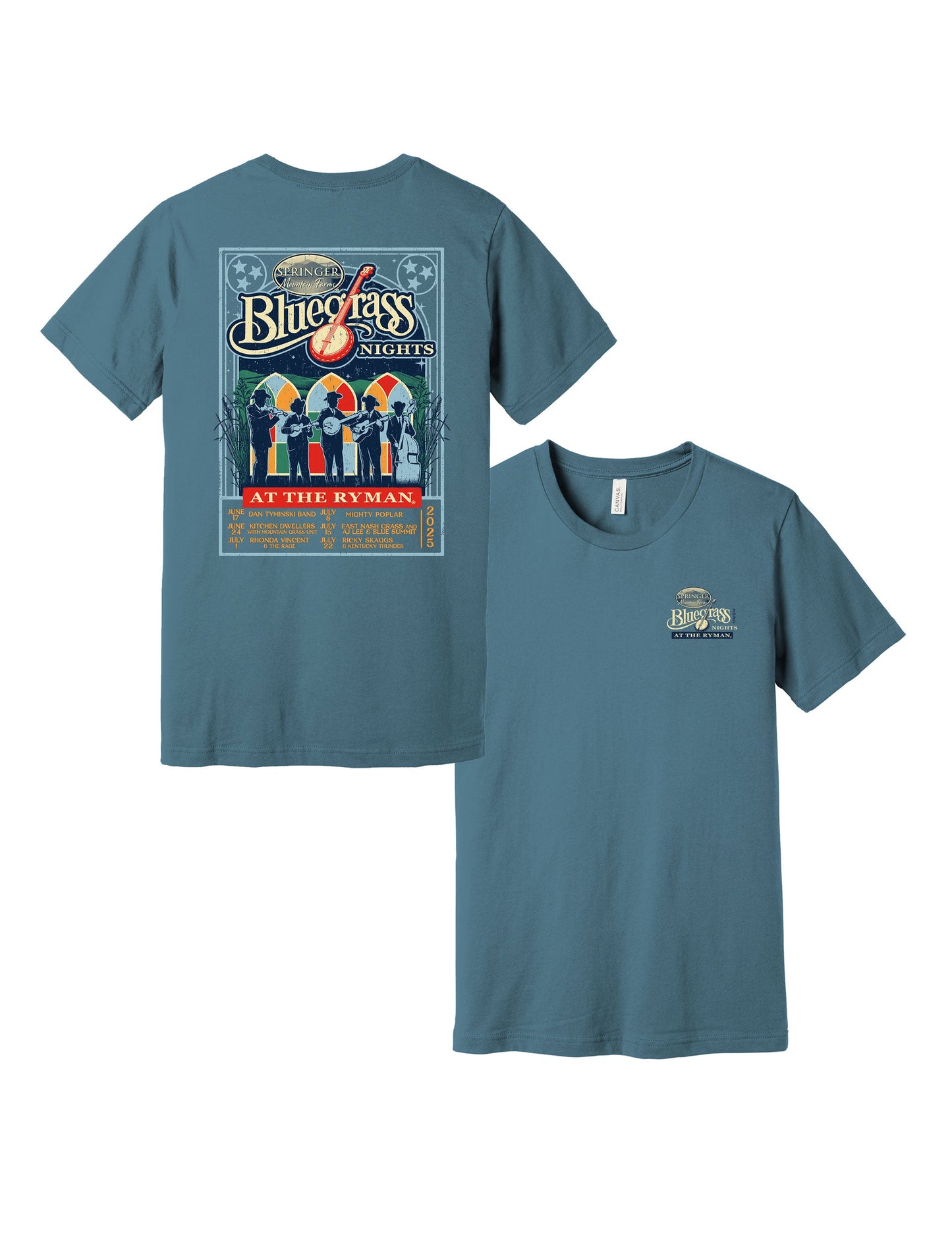 Ryman Bluegrass Nights 2025 Tee - CREWS