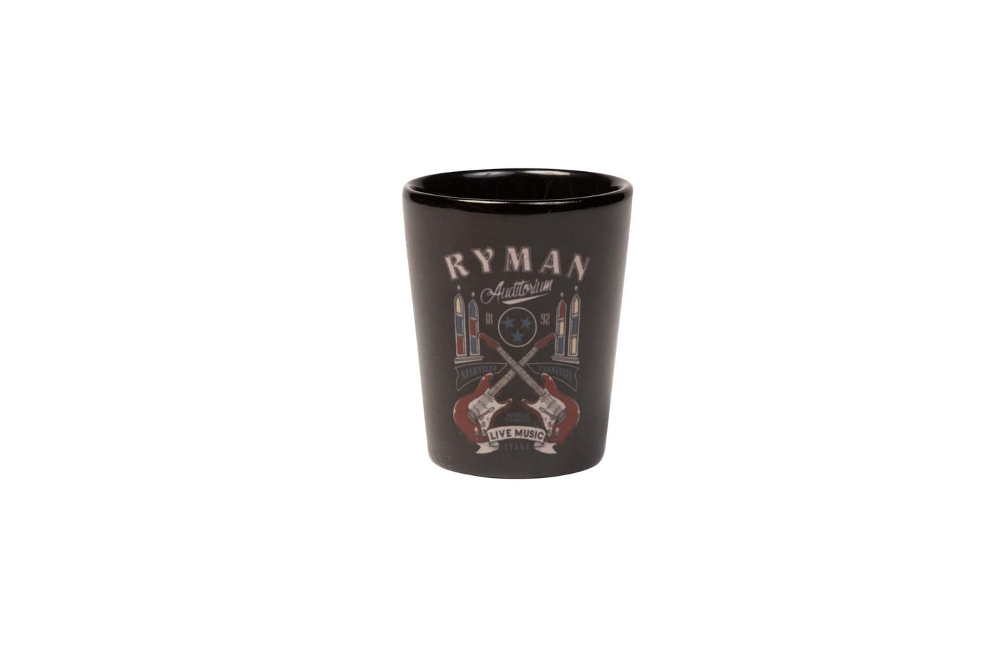 Ryman Crossed Guitars Shot - DRINKWARE