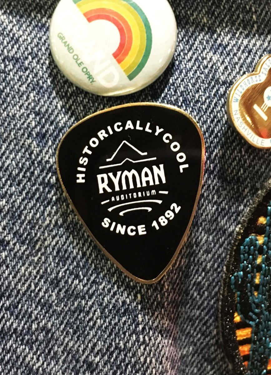 Ryman Guitar Pick Pin - JEWELRY