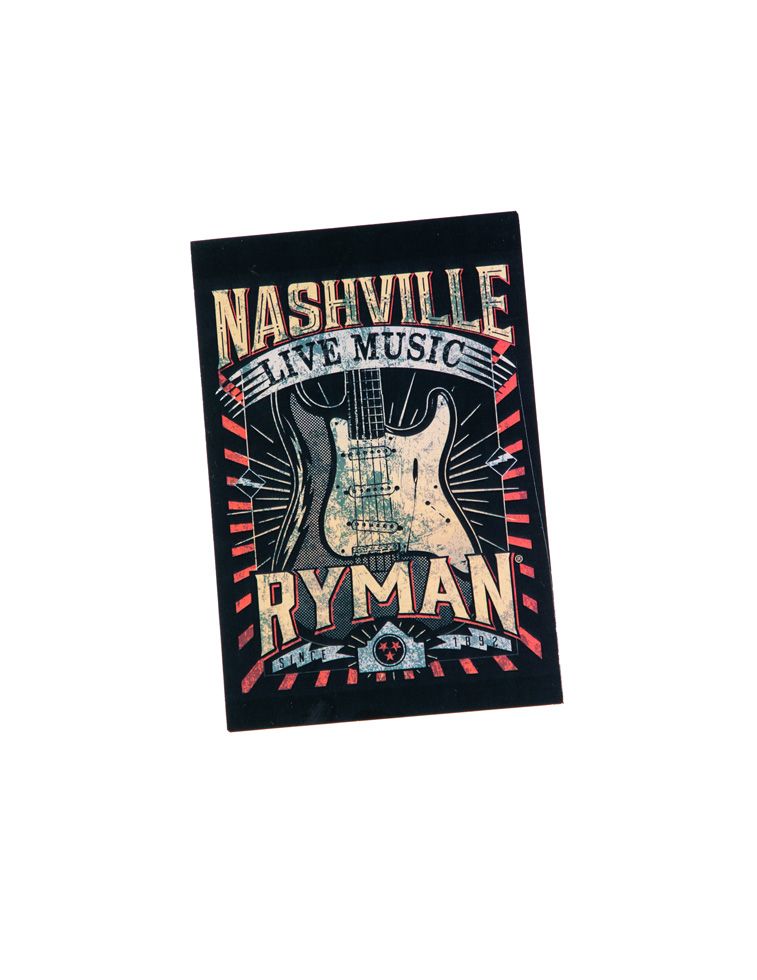 Ryman Live Music Postcard - SOUVENIRS