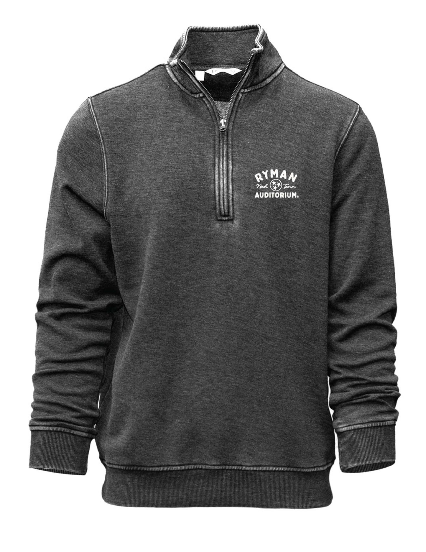 Ryman Long Sleeve Tri-Star 1/4 Zip Pullover - FLEECE