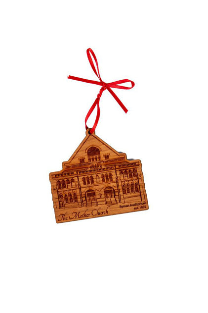 Ryman Mother Church Wooden Building Ornament - ORNAMENTS