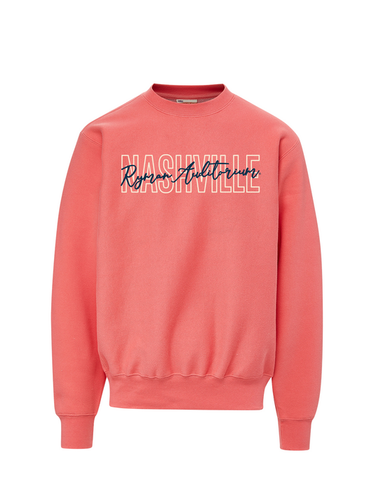 Ryman Nashville Embroidered Crew - FLEECE