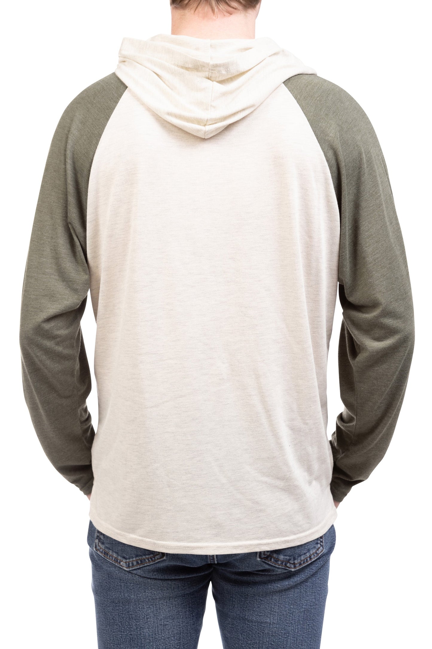 Ryman Retro Stripes Raglan Hoodie - FLEECE