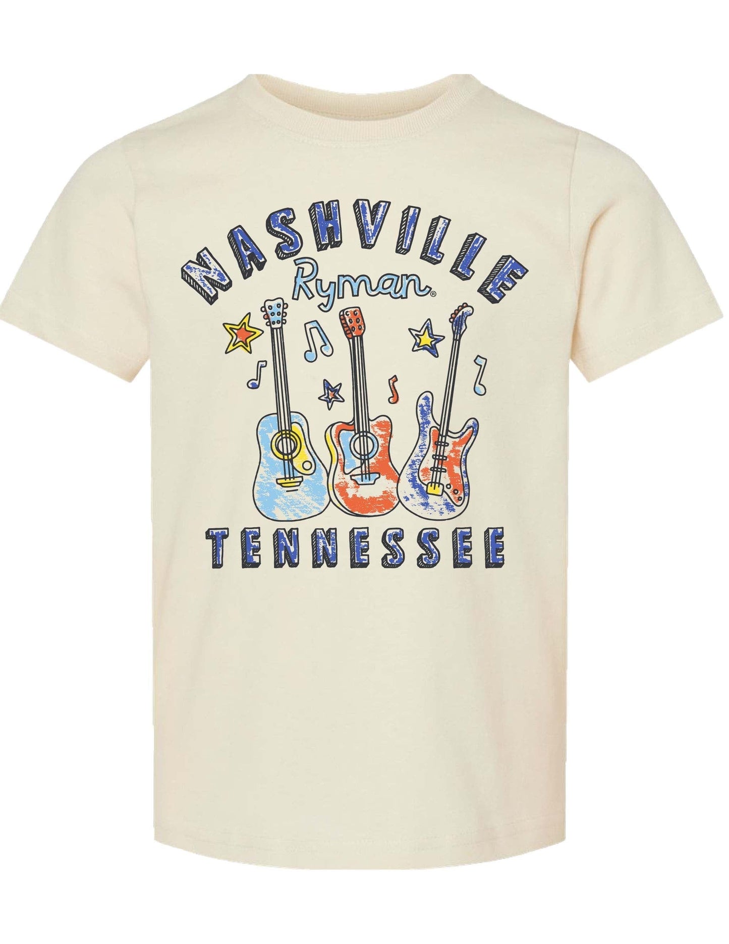 Ryman Toddler Guitar Drawing T-Shirt - KIDS APPAREL