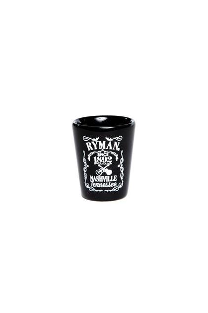 Ryman Whiskey Label Shot Glass Default Title