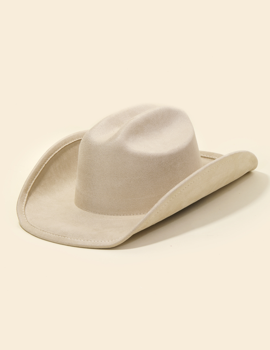 Solid Western Cowboy Hat Tan - COWBOY